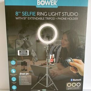 Bowers & Wilkins 8'' Selfie Ring Light Studio with Tripod